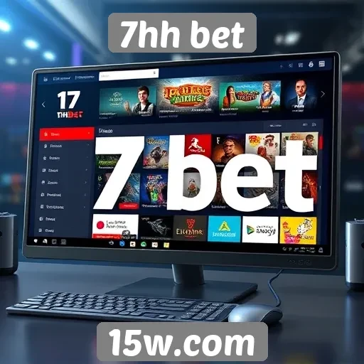 Acessibilidade e interface do site 7hh bet