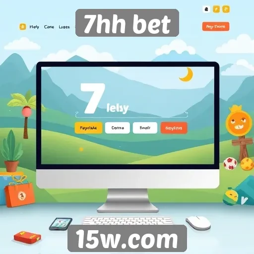 Interface e experiência do usuário no site 7hh bet